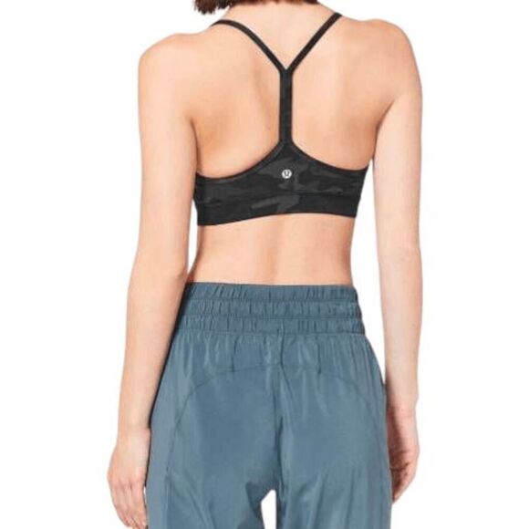 LULULEMON ATHLETICA Flow Y Bra 'Nulu Size 10 - Picture 1 of 4